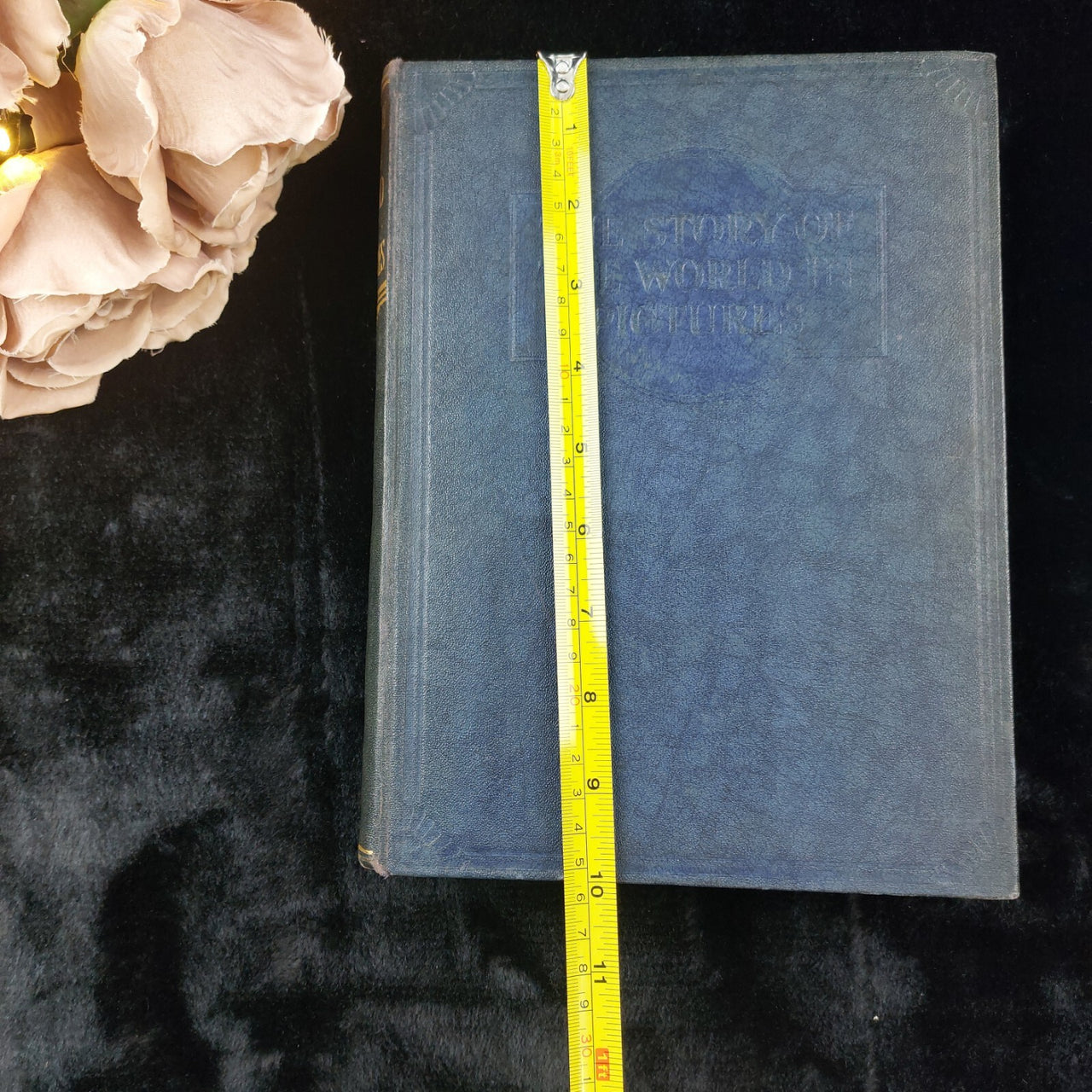 1934 The Story of the World in Pictures Edition Hardback Harley decor vtg book.11