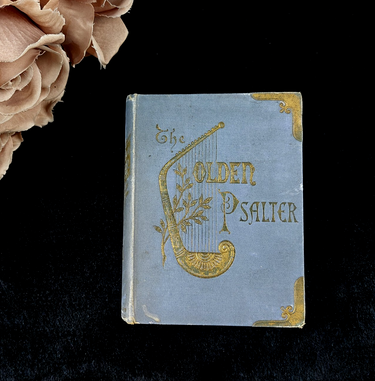 The Golden Psalter, 1889 Edition by Marcus Ward & Co. Collectable Decorative.1