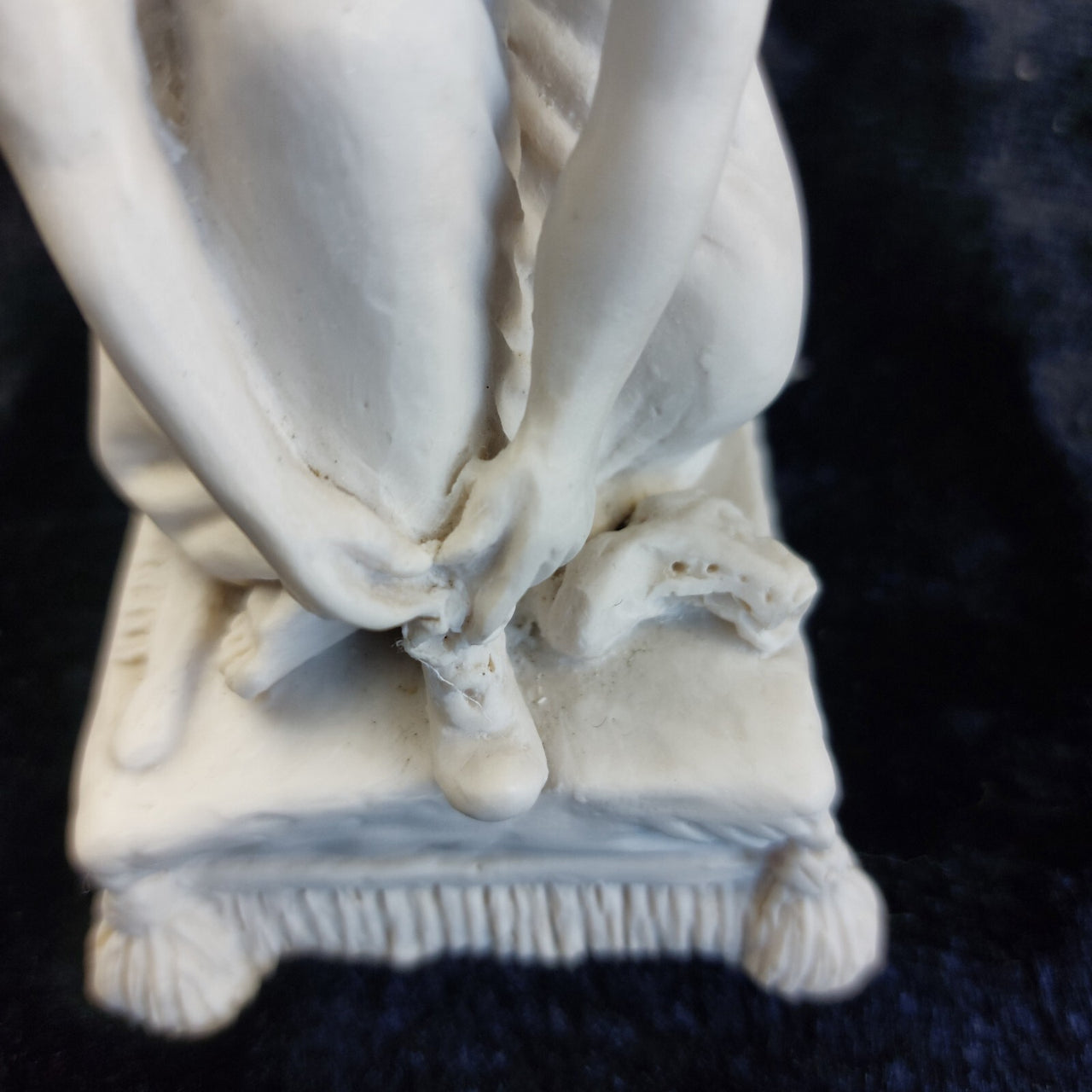 Michael Sutty Young Girl Figurine 5in Vintage Rare White Bisque England Ceramic5