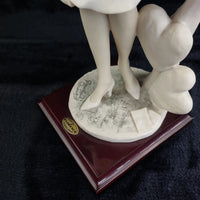 Thumbnail for Romantic Giuseppe Armani Figurine – “In Love” Girl with Rose & Letter – Florence Art 0382-F, 16