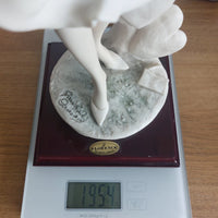 Thumbnail for Romantic Giuseppe Armani Figurine – “In Love” Girl with Rose & Letter – Florence Art 0382-F, 16