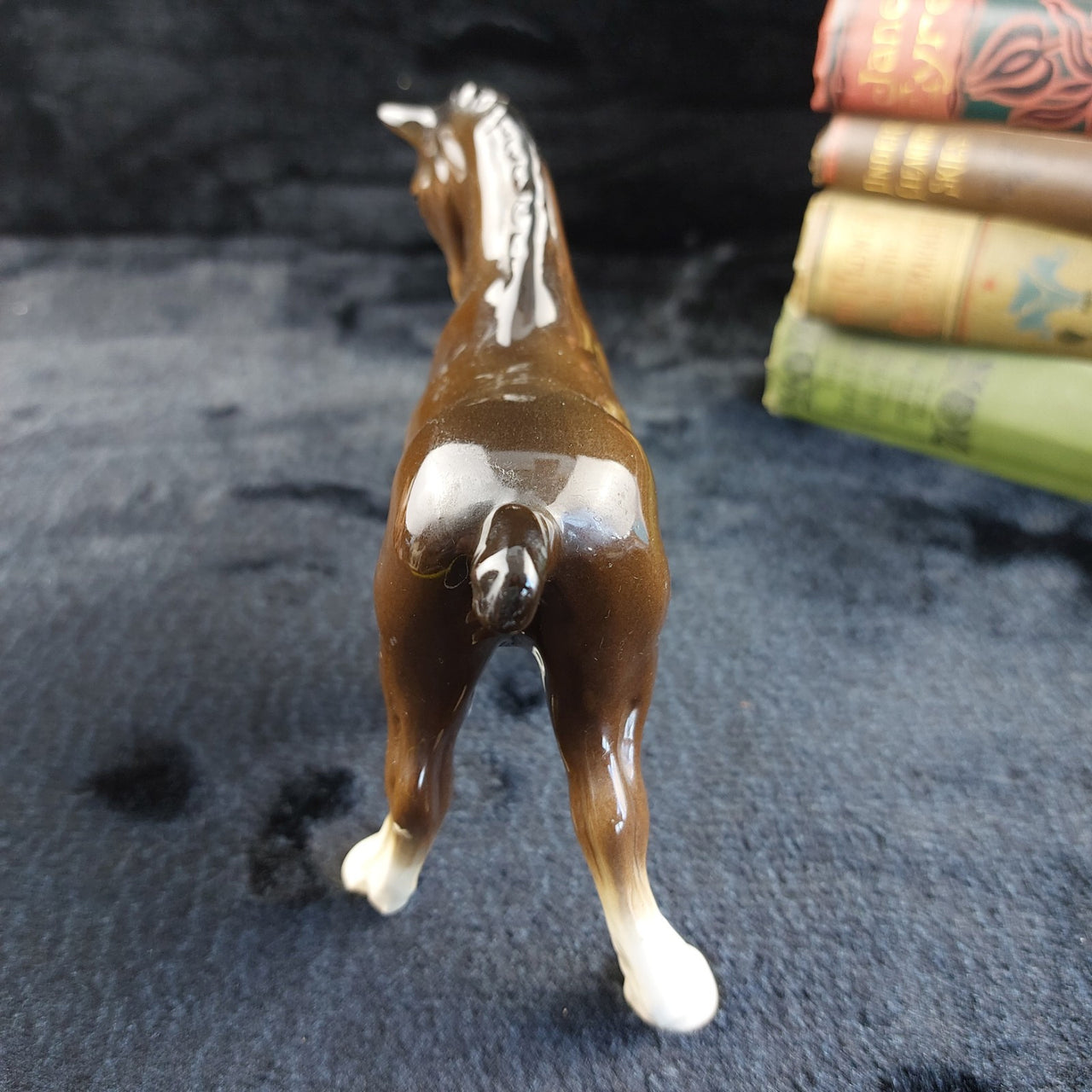 Coopercraft Brown Vintage Foal Figurine Ceramic Horse with Glossy Finish Class5