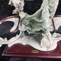 Thumbnail for Giuseppe Armani Florence “Bicycle  Spring” Rare lady Figurine 0539C Porcelain.6