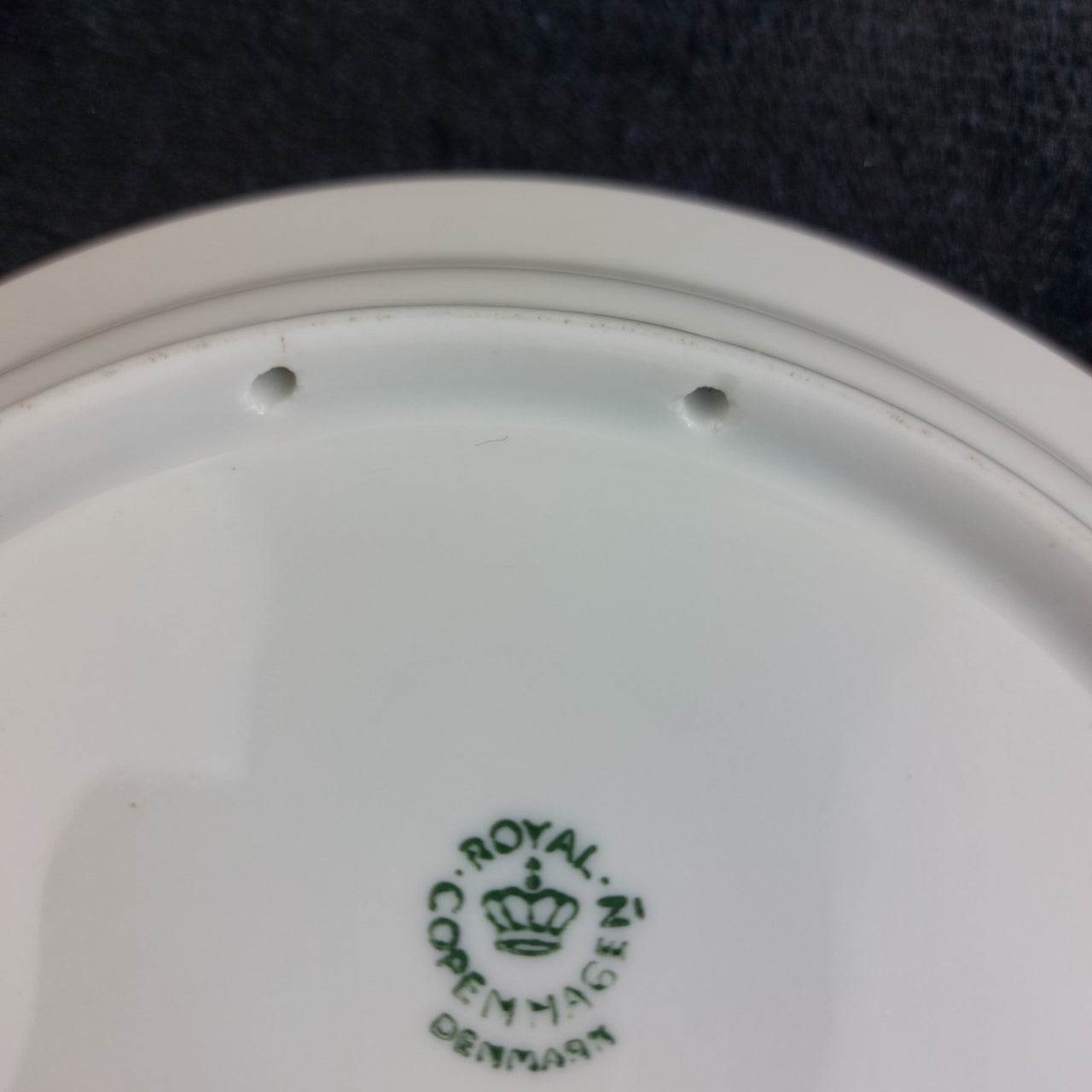 Royal Copenhagen Blue Plate  19cm Farmer Tractor Scene 299010 Denmark 52287
