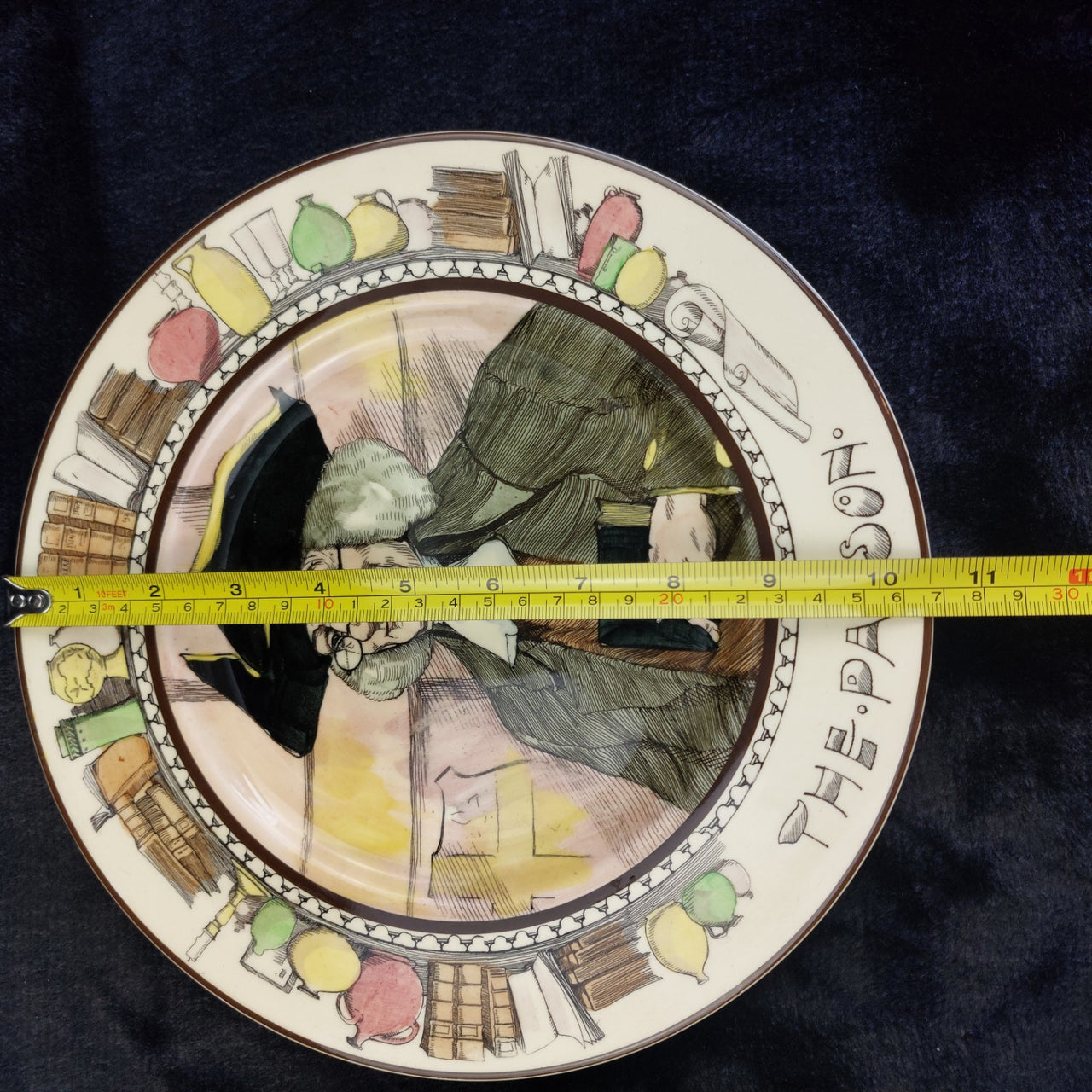 Doulton Royal "The Parson" Plate –D5905 Character Series Collector Plate Vintage1
