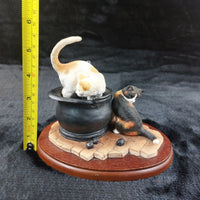 Thumbnail for Border Fine Arts A20872 Sweep & Sooty Figurine Cats Scene James Herriot 200913