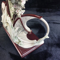 Thumbnail for Giuseppe Armani Florence “Bicycle  Spring” Rare lady Figurine 0539C Porcelain.16