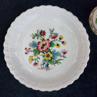 Thumbnail for Ming Rose Coalport & Plate Bell Set – Floral Vintage Bone China pin dish White3