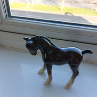 Thumbnail for Coopercraft Brown Vintage Foal Figurine Ceramic Horse with Glossy Finish Class12