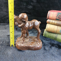 Thumbnail for Vintage Bronze-Style Figurine – Girl Hugging a Horse – see the ear resin China3