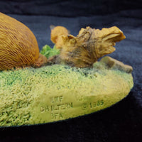 Thumbnail for Border Arts Fine Fox Family Figurine Chiltern Collection Nature WWF Scene Resin6