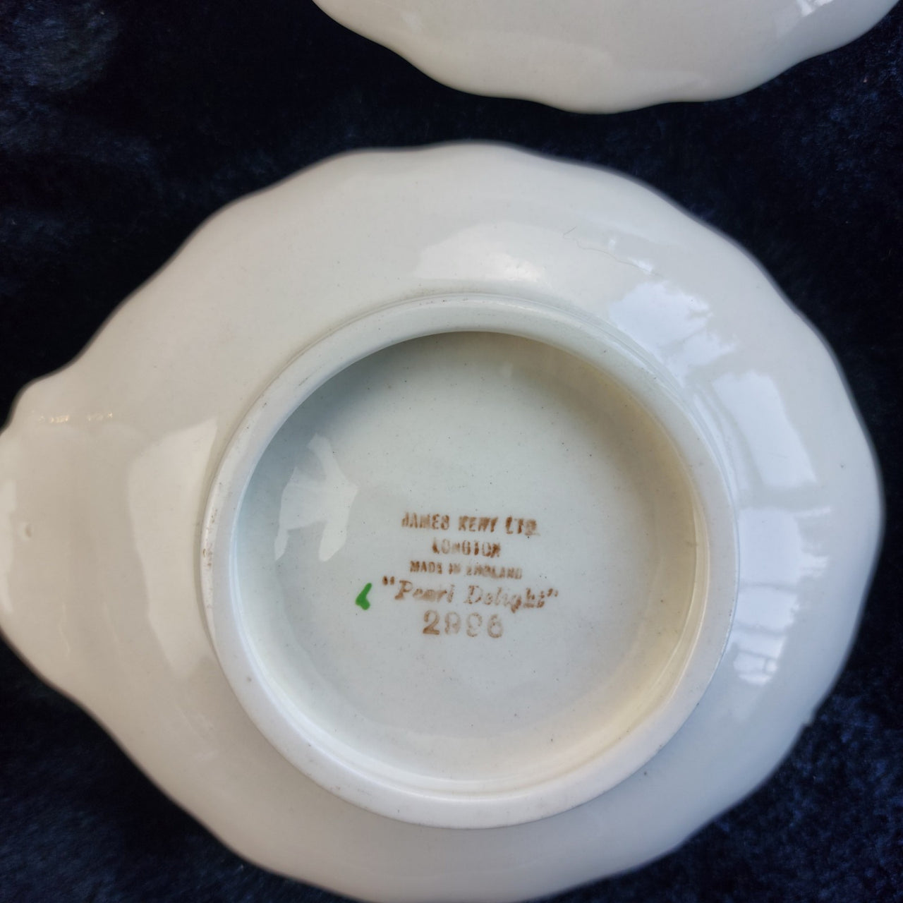 James Kent Ltd "Pearl Delight" Dessert Set English Vintage Floral Plate Dish8