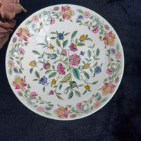Thumbnail for Haddon Minton Hall Bone China  Floral Bowl – Vintage English Dish 7.5