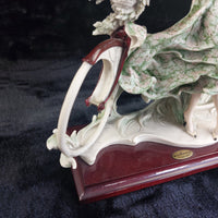 Thumbnail for Giuseppe Armani Florence “Bicycle Spring” lady Rare Figurine 0539C Porcelain.5