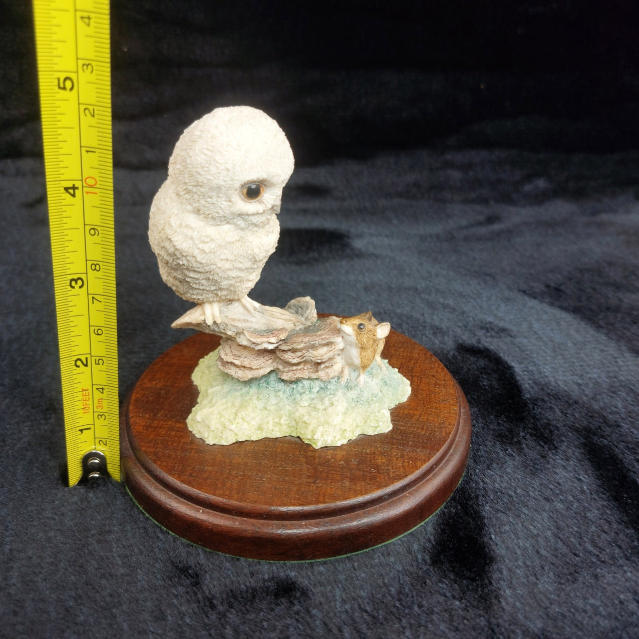 Fine Border Arts "Barn Owl with Mouse" Figurine Ayres Wildlife 1983 collectable11