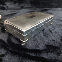 Thumbnail for Good Silver Aristocrat Plated Cigarette Box Wood Lined 332g 6x3x2” England 1950s9