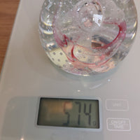 Thumbnail for Murano Style Glass Paperweight  Swirl Bubbles Art Handcrafted  0.5 kg8