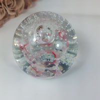 Thumbnail for Murano Style Glass Paperweight  Swirl Bubbles Art Handcrafted  0.5 kg1