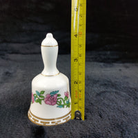 Thumbnail for Ming Rose Coalport & Plate Bell Set – Floral Vintage Bone China pin dish White9