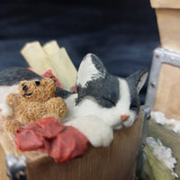 Thumbnail for Sherratt & Simpson Cats Good Figurine Moving House 2004 Resin Ornament Fine 6.5