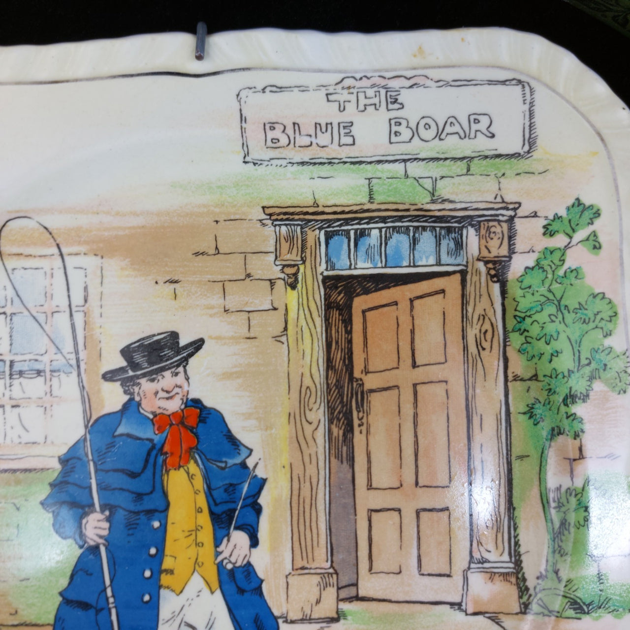 Alfred Meakin Dickens Characters Plate The Blue Boar Scene –Tony Ceramic Weller4