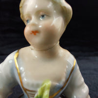 Thumbnail for Antiques Porcelain Victorian Spring 1800's Figurine United Kingdom White Small7