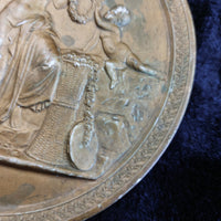 Thumbnail for Royal Copenhagen Plaque Enora – Gilded Neoclassical Relief Wall Art resin plague7