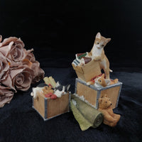 Thumbnail for Sherratt & Simpson Cats Good Figurine Moving House 2004 Resin Ornament Fine 6.5