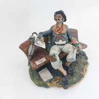 Thumbnail for Capodimonte Figurine Old Man on Bench –6.7