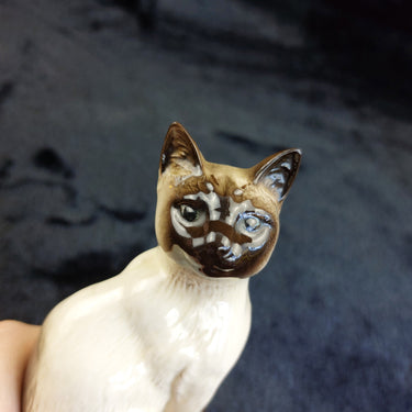 Beswick Siamese Cat Figurine Vintage England Ceramic Ceramic, Porcelain  1887 1