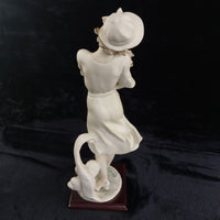 Thumbnail for Florence In Love Figurine Armani 0382-F Girl with Rose & Letter 16