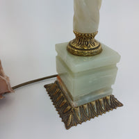 Thumbnail for Stunning Marble & Brass large Table Lamp – 15