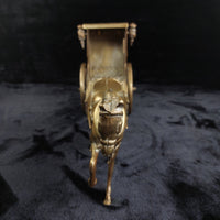 Thumbnail for A large antique brass, Big horse with cab. 4.5 Kg Nicely sculpted and cast. gift7