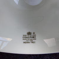 Thumbnail for Ming Rose Coalport & Plate Bell Set – Floral Vintage Bone China pin dish White7