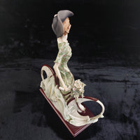 Thumbnail for Giuseppe Armani Florence “Bicycle  Spring” Rare lady Figurine 0539C Porcelain.10