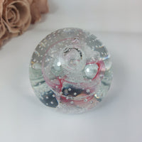 Thumbnail for Murano Style Glass Paperweight  Swirl Bubbles Art Handcrafted  0.5 kg4