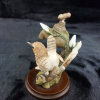Thumbnail for Border Arts Fine Wren On Garden Tap Hand Painted Bird Figurine see the pics.8