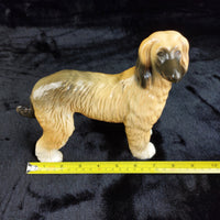 Thumbnail for Large Hound Afghan Dog Figurine /Ornament- made by Coopercraft Vintage Display.11