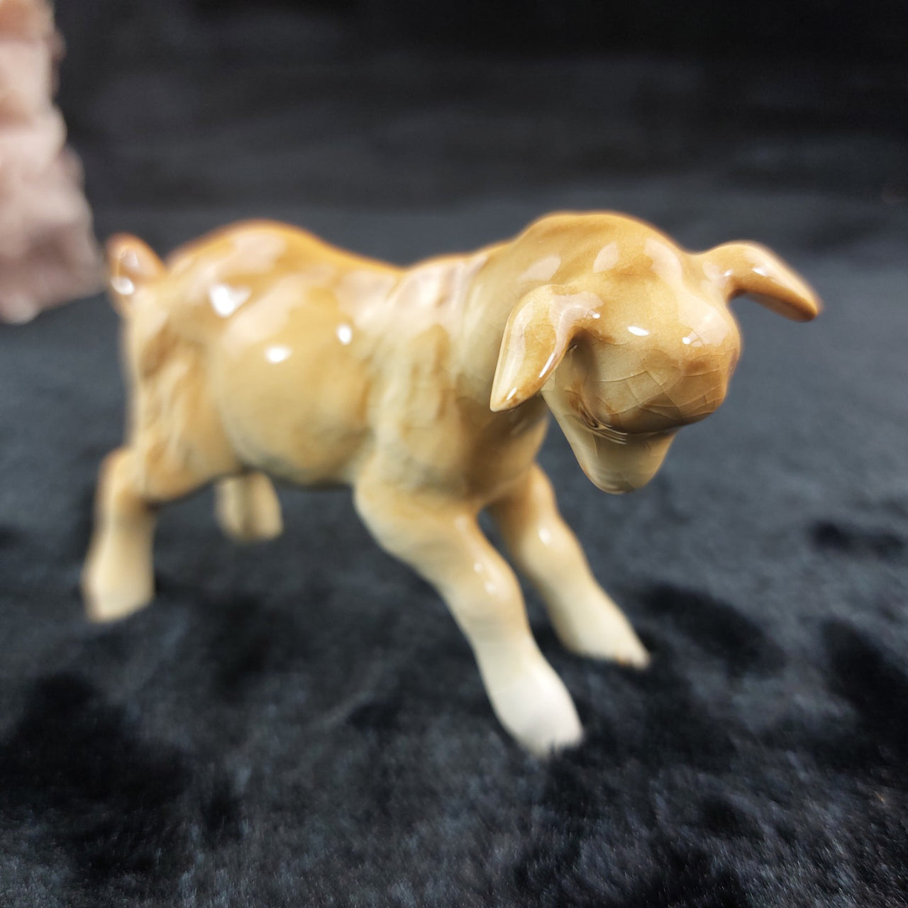 Beswick England Goat Figurine 2.5" Tall – Good Vintage Porcelain Farm Animal6