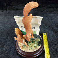 Thumbnail for Border Arts Fine Good Squirrels in Garden 2014 Figurine A26260 Mammals Decor.4
