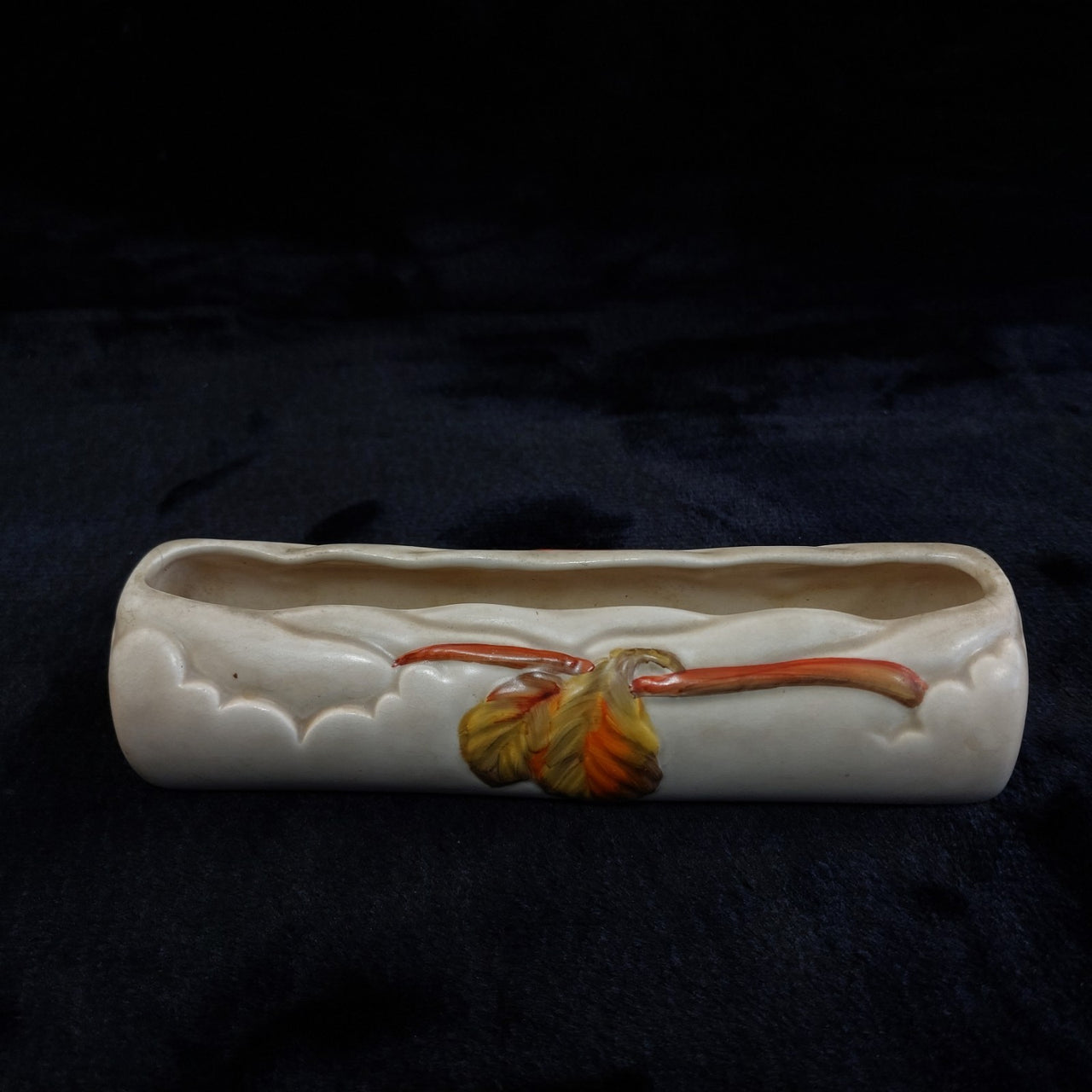 Clarice Cliff Autumn Beechwood Log Planter  1930 Wilkinson England vase Art Deco2