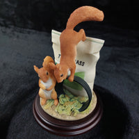 Thumbnail for Border Arts Fine Good Squirrels in Garden 2014 Figurine A26260 Mammals Decor.10