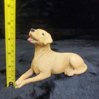 Thumbnail for Dogs Yellow Galore Labrador Figurine Handcrafted UK Pottery Ornament decor.6