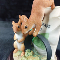 Thumbnail for Border Arts Fine Good Squirrels in Garden 2014 Figurine A26260 Mammals Decor.6