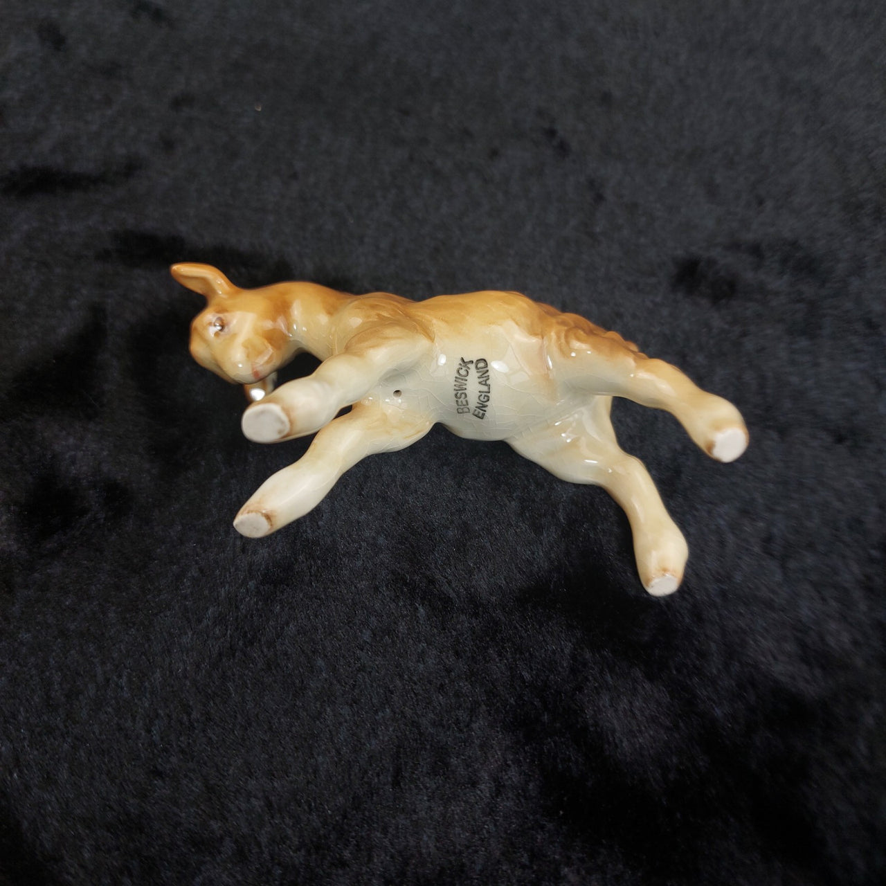 Beswick England Goat Figurine 2.5" Tall – Good Vintage Porcelain Farm Animal3