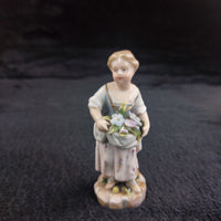 Thumbnail for Antiques Porcelain Victorian Spring 1800's Figurine United Kingdom White Small1
