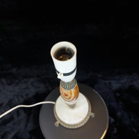 Thumbnail for Vintage Marble Brass & Table Lamp – Ornate Onyx Base – Working Condition Display4