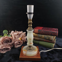 Thumbnail for Vintage and Onyx Brass Table Lamp 13