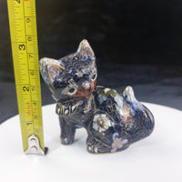 Thumbnail for Chinese Cloisonné Enamel Cat Figurine – Handcrafted Collectible Vintage 8