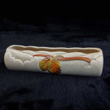 Clarice Cliff Autumn Beechwood Log Planter Wilkinson England vase Art Deco 19301